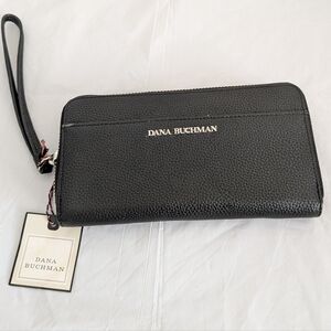 Dana Buchman Black Women's Wallet With Wristlet